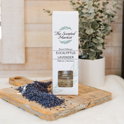 Eucalyptus Lavender Reed Diffuser – Long-Lasting Relaxing Room Fragrance - The Scented Market  Home Fragrances   
