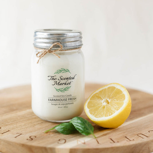 FARMHOUSE FRESH Soy Wax Candle 16 oz - The Scented Market  Candles   