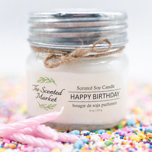HAPPY BIRTHDAY Soy Wax Candle 8 oz