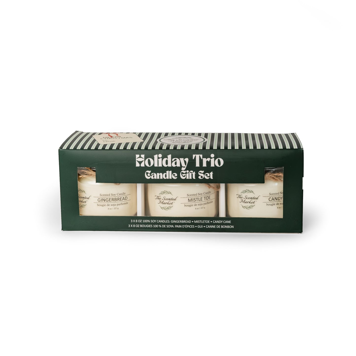 Holiday Trio Candle 3 pack Gift Set - The Scented Market     