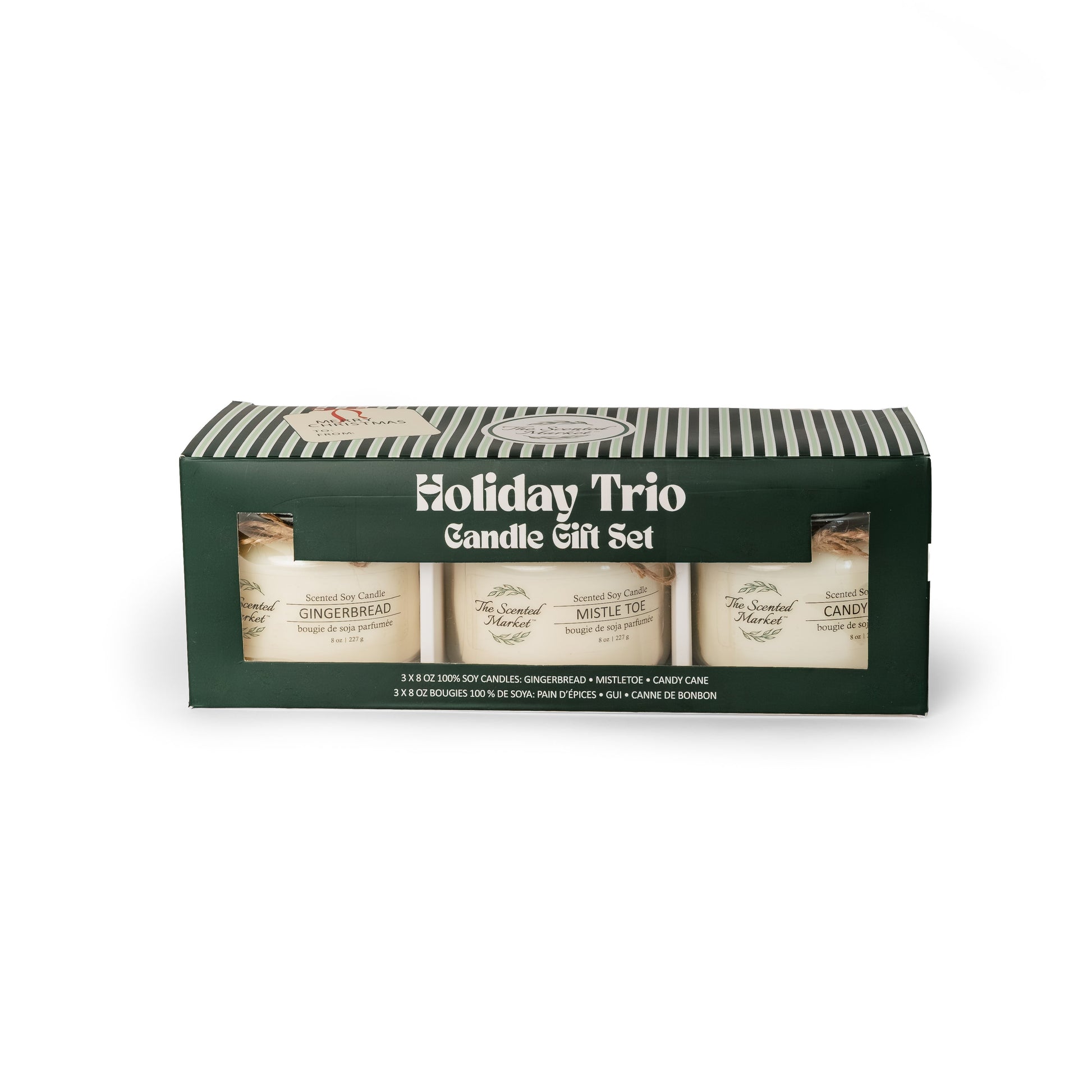 Holiday Trio Candle 3 pack Gift Set - The Scented Market     
