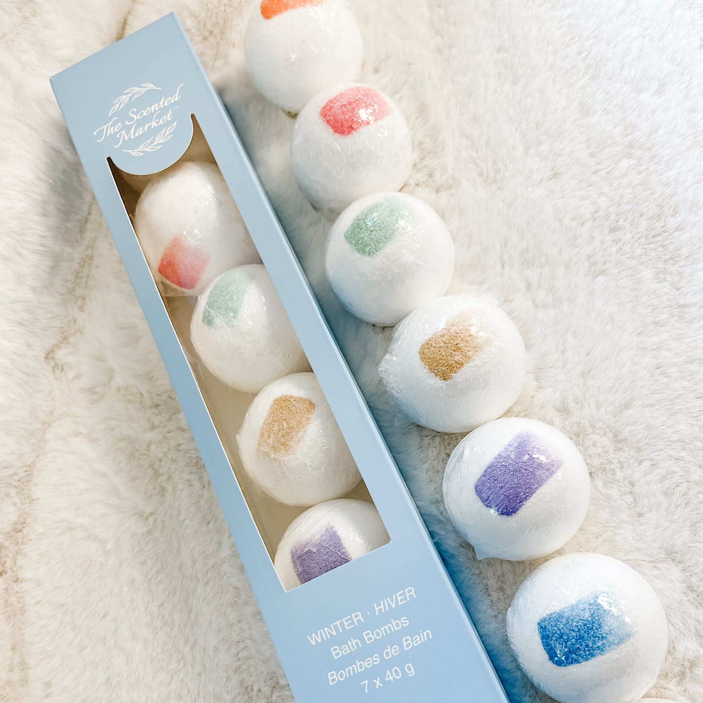 Winter Bath Bomb Box - 7 Pack