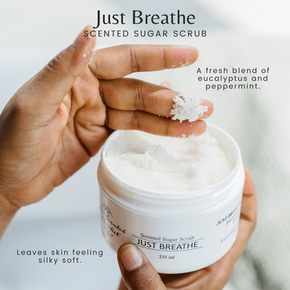 Just Breathe Scented Sugar Scrub: Luxurious Exfoliating Body Scrub for Silky Soft Skin