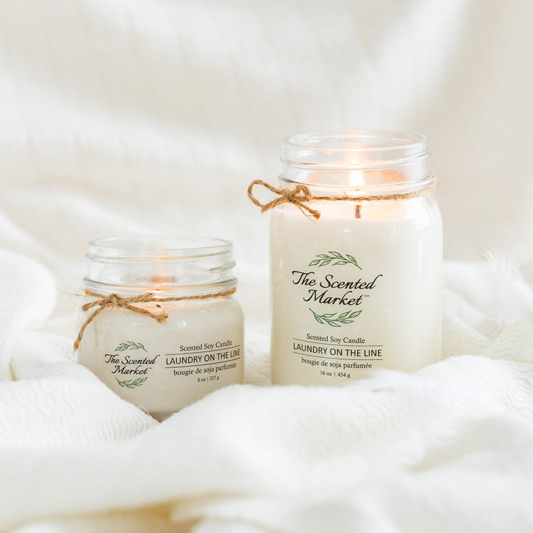 LAUNDRY ON THE LINE Soy Wax Candle 16 oz
