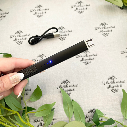 LIGHTER - USB Rechargeable Black - The Scented Market  Lighters & Matches   