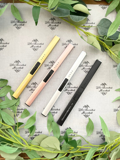 LIGHTER - USB Rechargeable Gold - The Scented Market  Lighters & Matches   