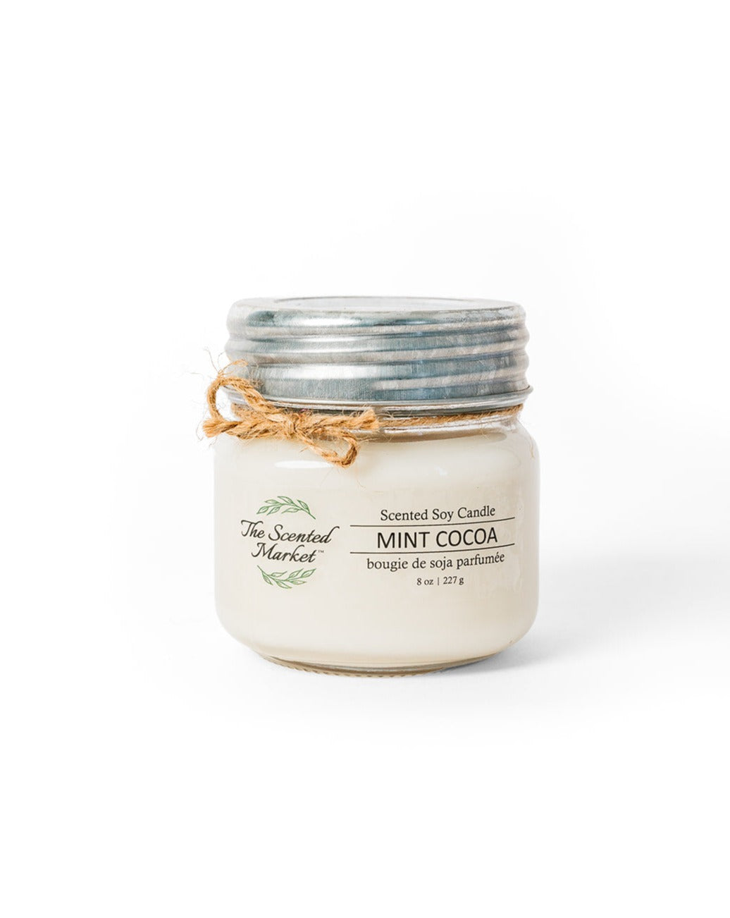MINT COCOA Soy Wax Candle 8 oz - The Scented Market  Candles   