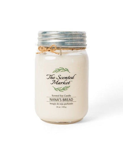 BANANA BREAD Soy Wax Candle 16 oz - The Scented Market  Candles   