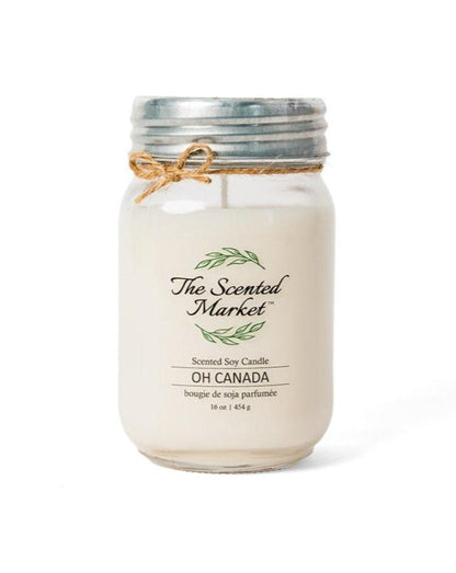 OH CANADA Soy Wax Candle 16 oz - The Scented Market  Candles   