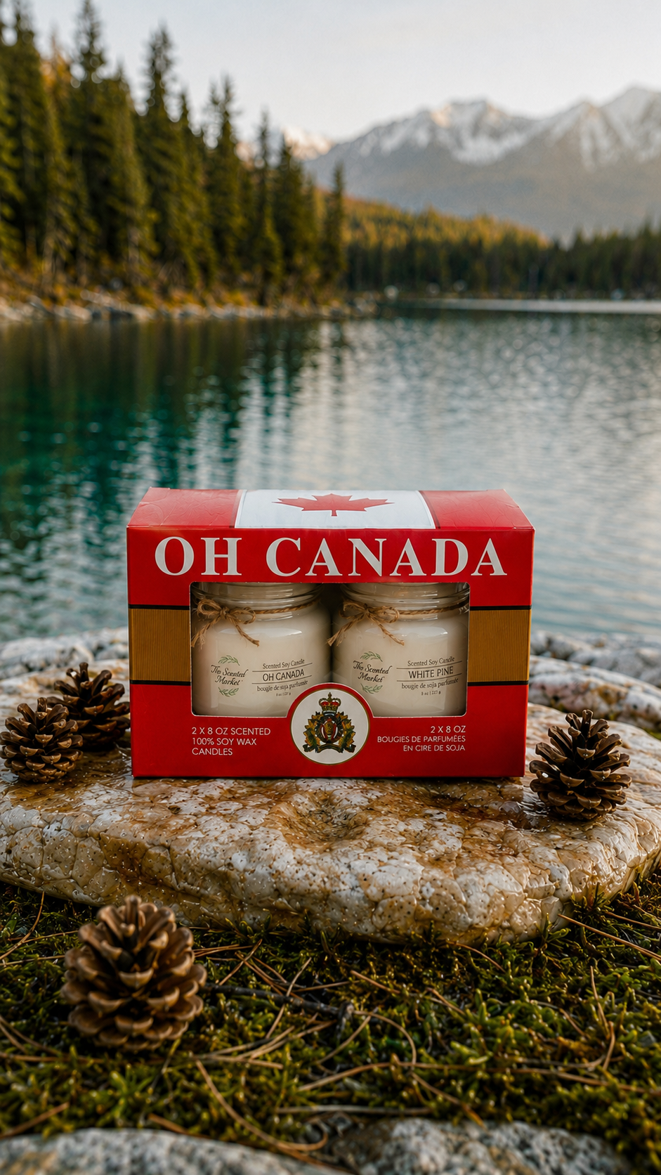 RCMP Candle Gift Set of 2 Soy Candles