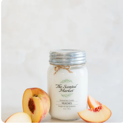 PEACHES Soy Wax Candle 16 oz