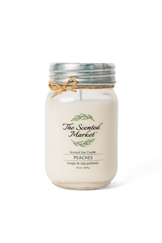 PEACHES Soy Wax Candle 16 oz