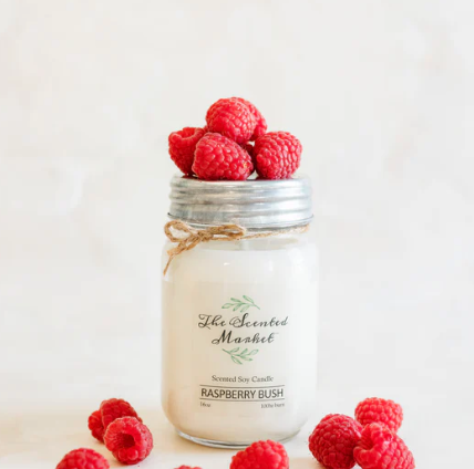 RASPBERRY BUSH Soy Wax Candle 16 oz
