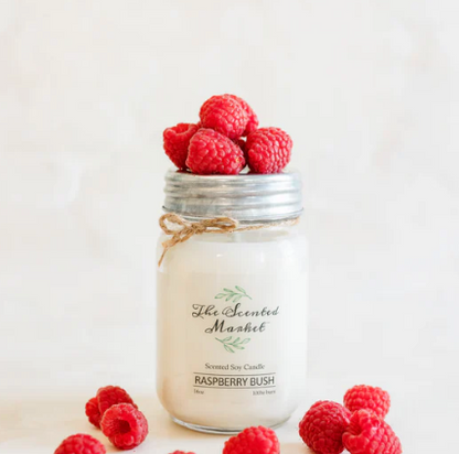 RASPBERRY BUSH Soy Wax Candle 16 oz