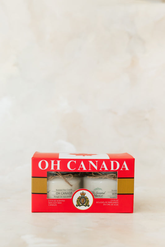 RCMP Candle Gift Set of 2 Soy Candles - The Scented Market     