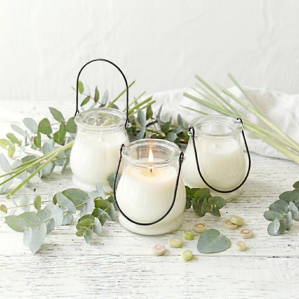 SUMMER NIGHTS Lantern Candle – 8 oz 1 Wick Soy Candle