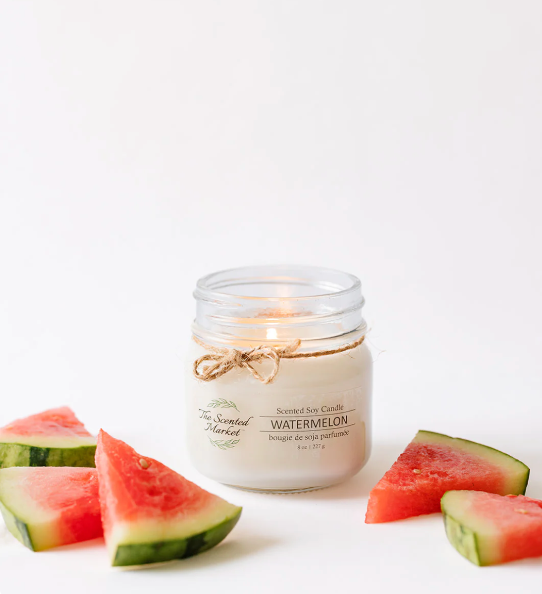 WATERMELON Soy Wax Candle 8 oz