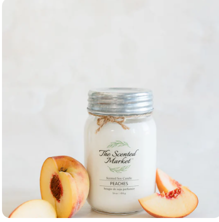 PEACHES Soy Wax Candle 16 oz