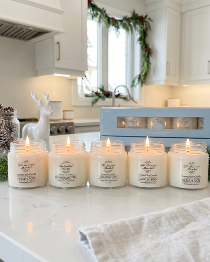 Winter Candle Collection Gift Pack - Set of 5