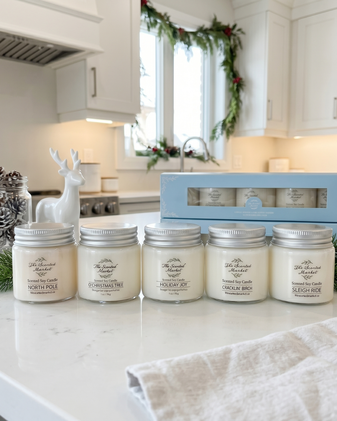 Winter Candle Collection Gift Pack - Set of 5