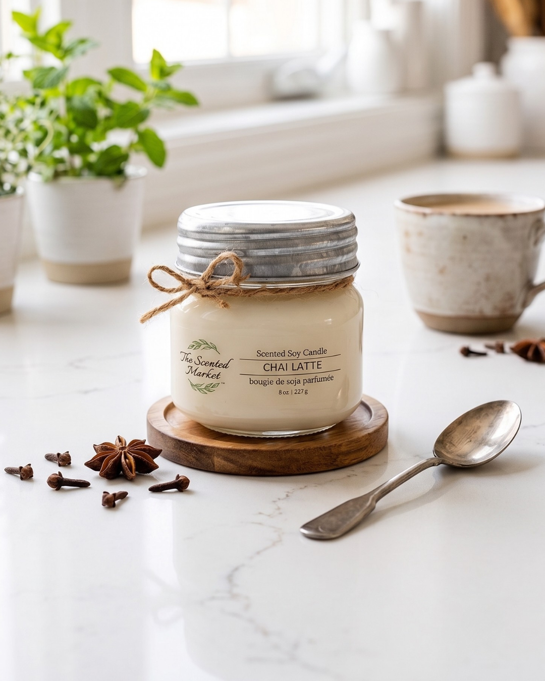 CHAI LATTE Soy Wax Candle 8 oz Wholesale