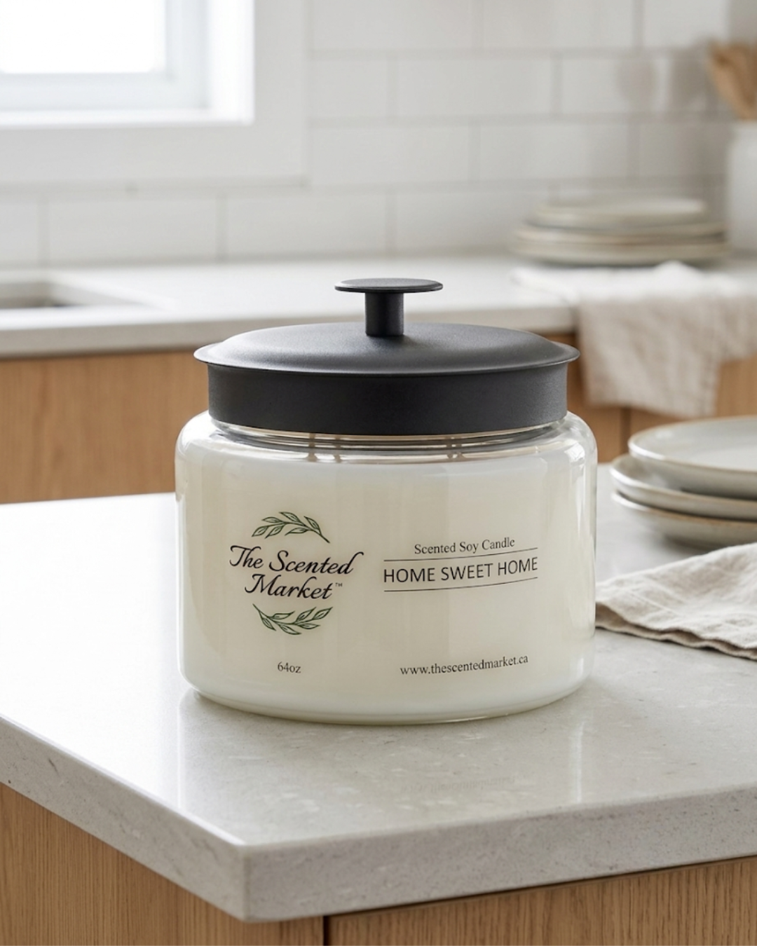 Pick Your Own Scent | HOME SWEET HOME Label | Large 4 Wick Candle 64 oz
