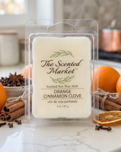 ORANGE CINNAMON CLOVE Soy Wax Melt