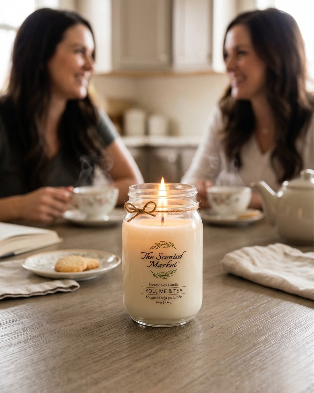 YOU, ME & TEA Soy Wax Candle 16 oz