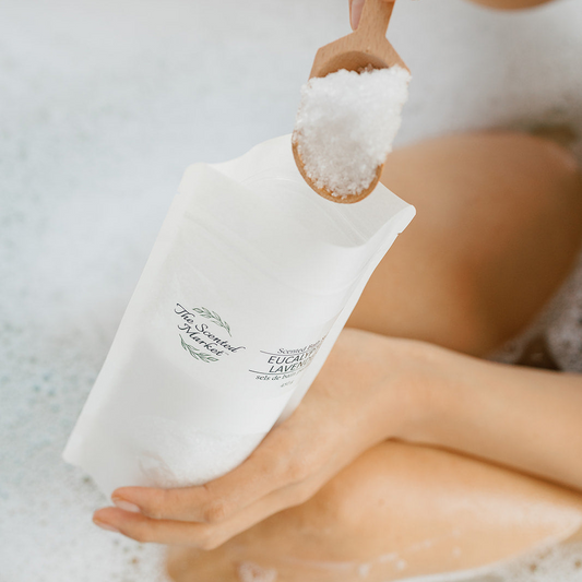 Wooden Bath Salt Scoop – Perfect Measuring Spoon for Bath Salts, Spa Soaks, and Scrubs - The Scented Market  Bath & Body   