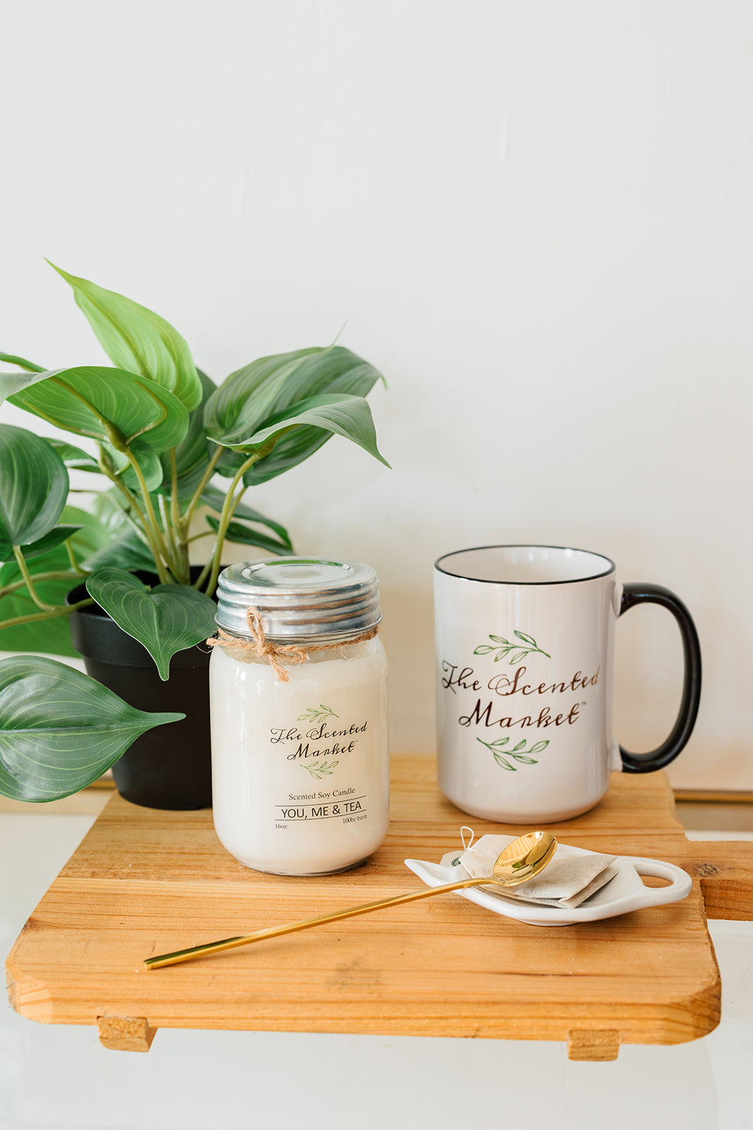 YOU, ME & TEA Soy Wax Candle 16 oz - The Scented Market  Candles   