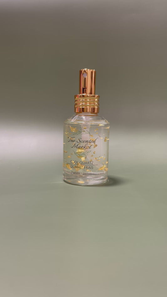 Travel Size Cool Quartz Luxury Perfume – Warm, Deep & Passionate Scent with Gold Leaf Flecks