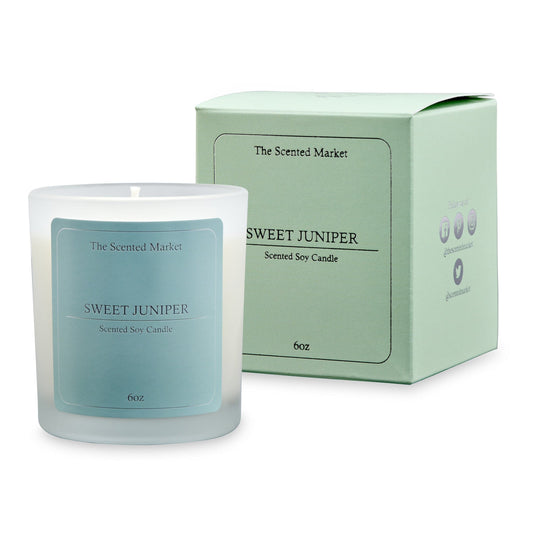 Crisp SWEET JUNIPER Soy Wax Candle