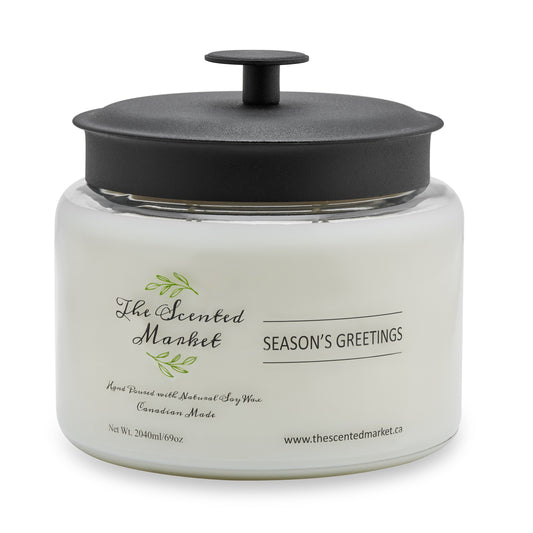 Winter SEASONS GREETINGS 69 oz 4 Wick Candle Wholesale
