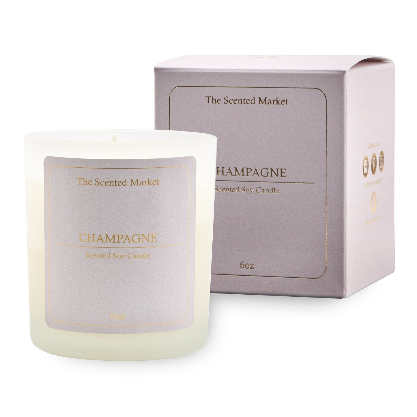 Cocktail CHAMPAGNE Soy Wax Candle