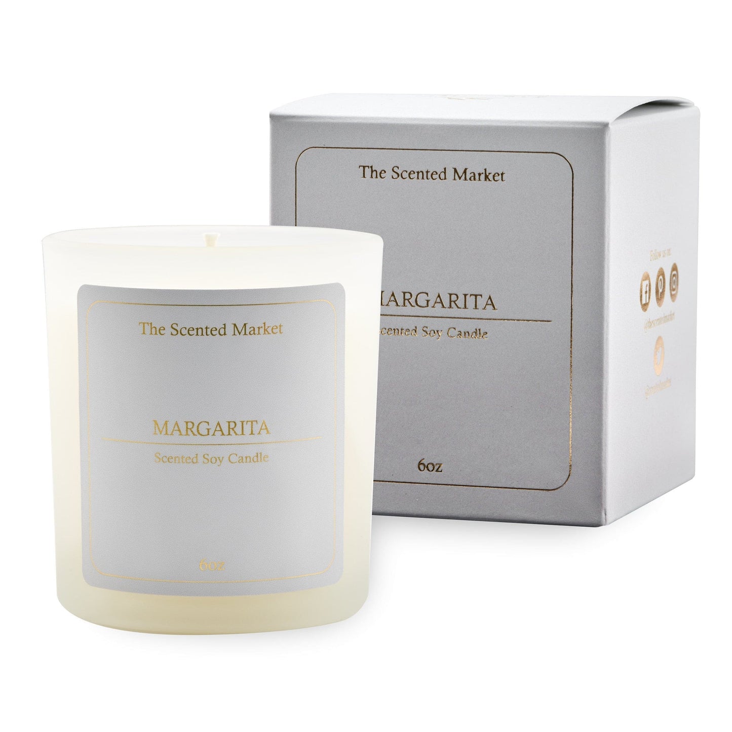 Cocktail MARGARITA Soy Wax Candle