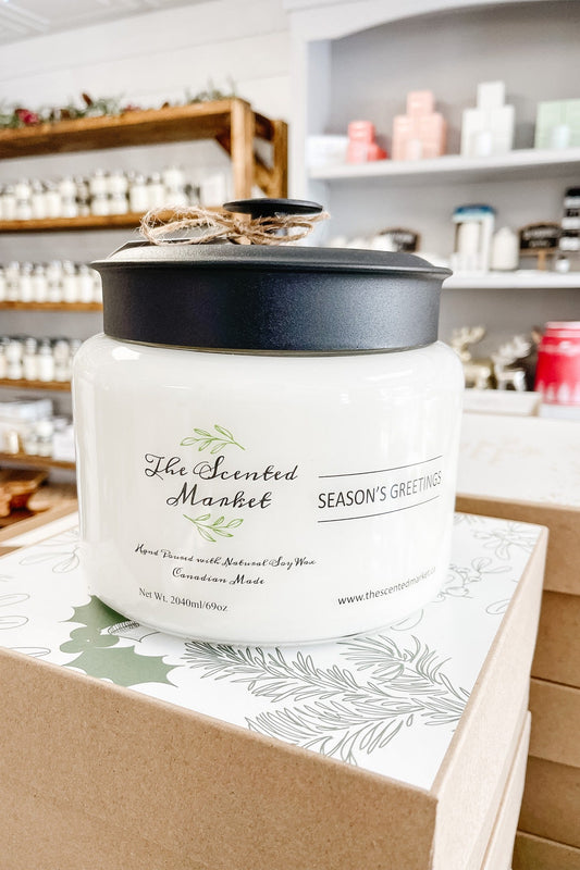 Winter SEASONS GREETINGS 69 oz 4 Wick Candle Wholesale