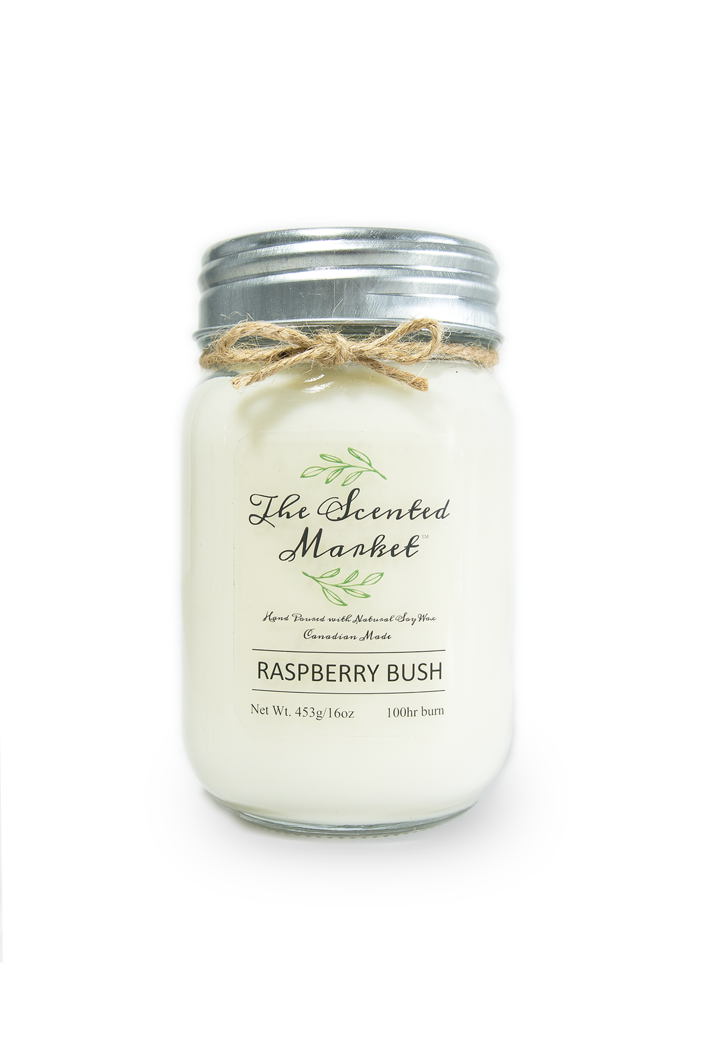 RASPBERRY BUSH Soy Wax Candle 16 oz