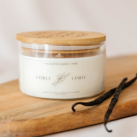 Pure VANILLA Soy Wax Candle 14 oz