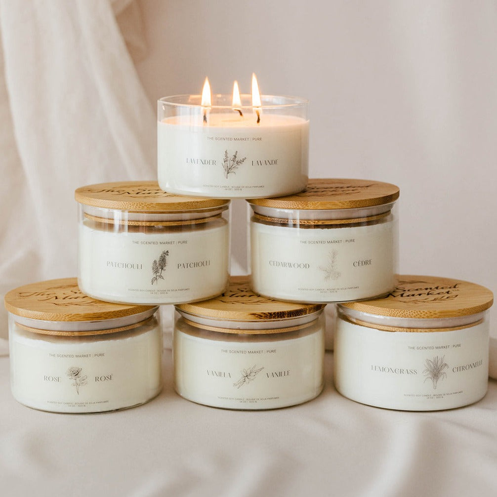 Pure PATCHOULI Soy Wax Candle 14 oz