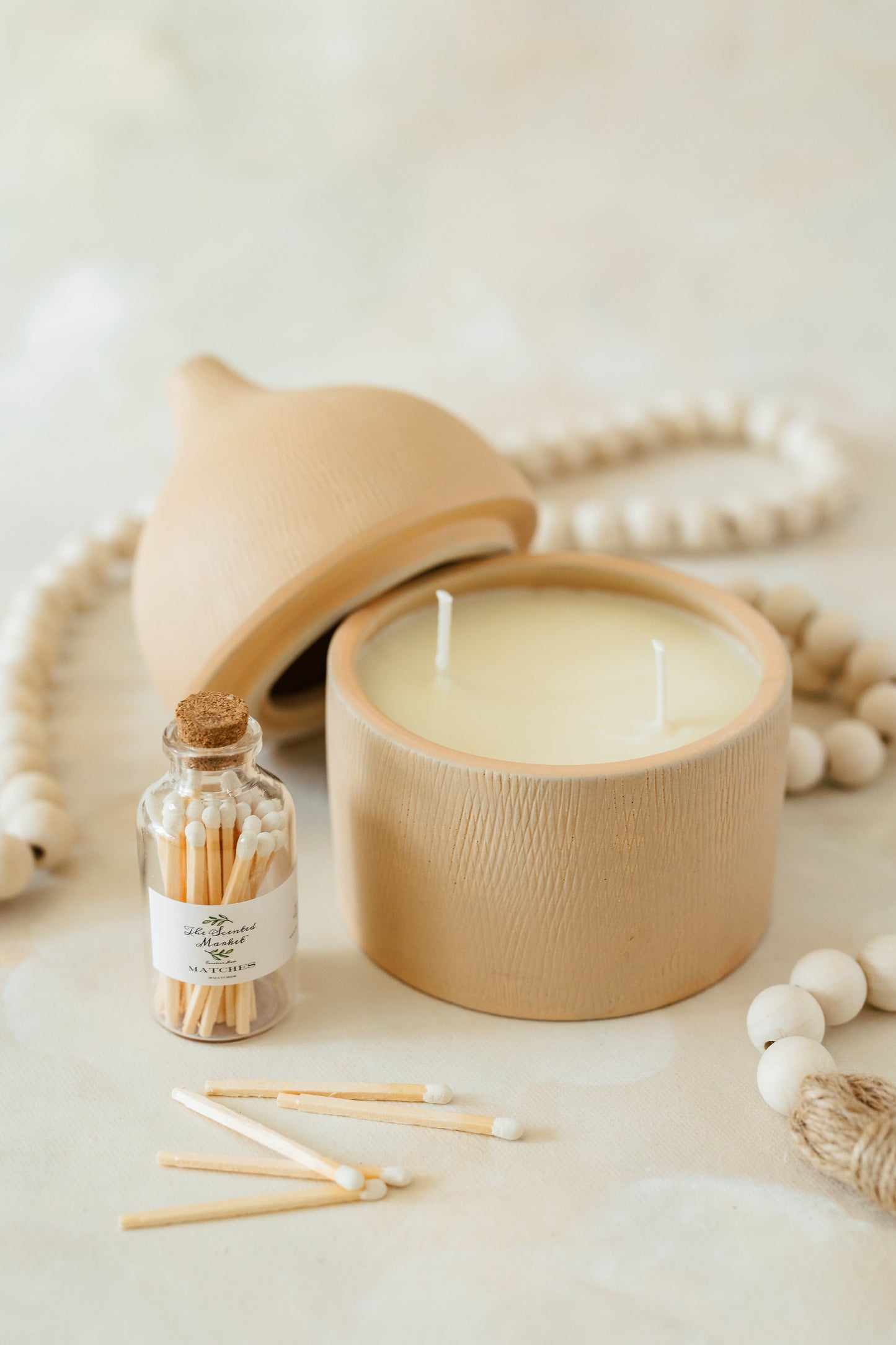 Clay Collection - CREAM Soy Wax Candle