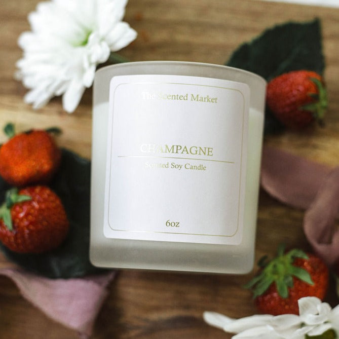 CHAMPAGNE Soy Wax Candle