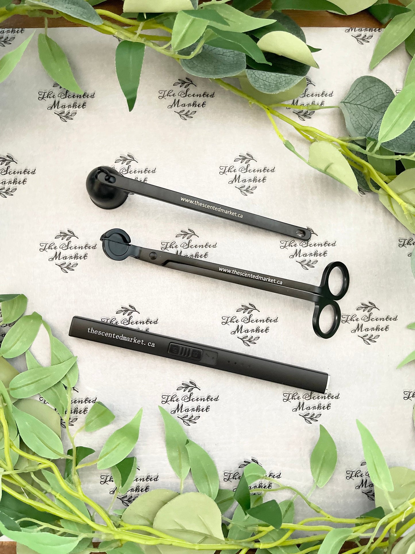 Candle Care Tool Set – Wick Trimmer & Snuffer for Clean Soy Candle Burning