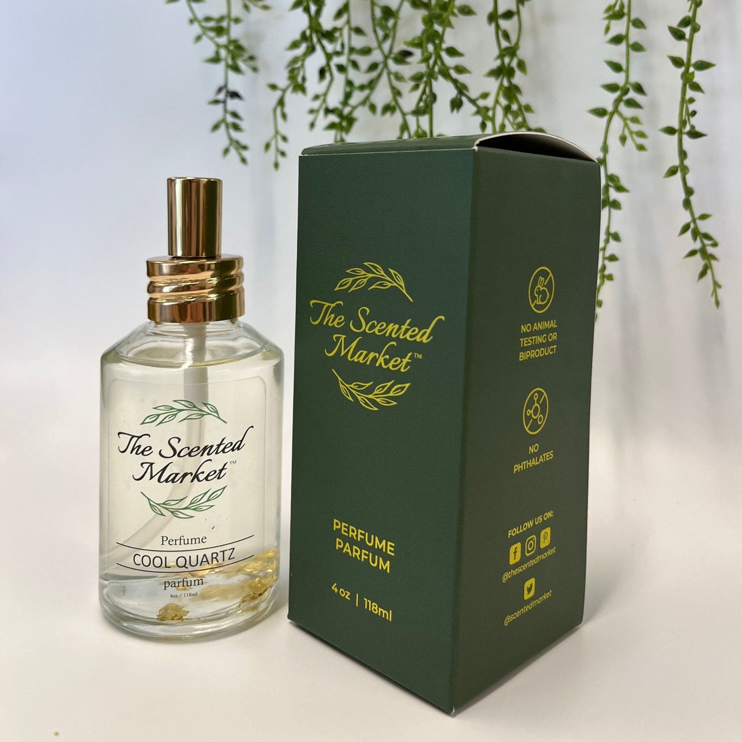 Cool Quartz Luxury Perfume – Warm, Deep & Passionate Scent with Gold Leaf Flecks