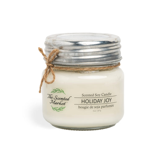 HOLIDAY JOY Soy Wax Candle 8 oz