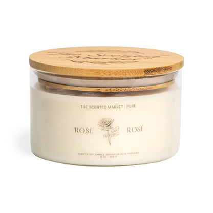 Pure ROSE Soy Wax Candle 14 oz