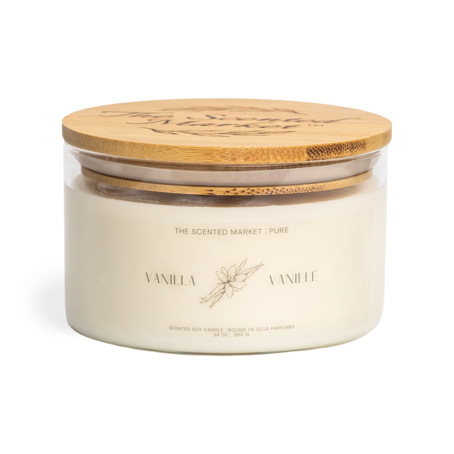 Pure VANILLA Soy Wax Candle 14 oz