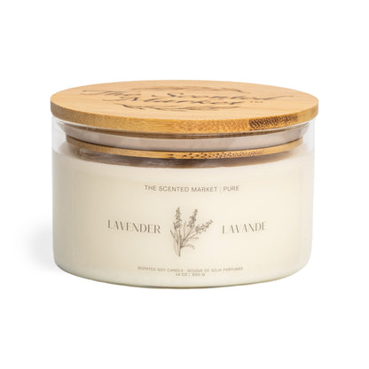Pure LAVENDER Soy Wax Candle 14 oz