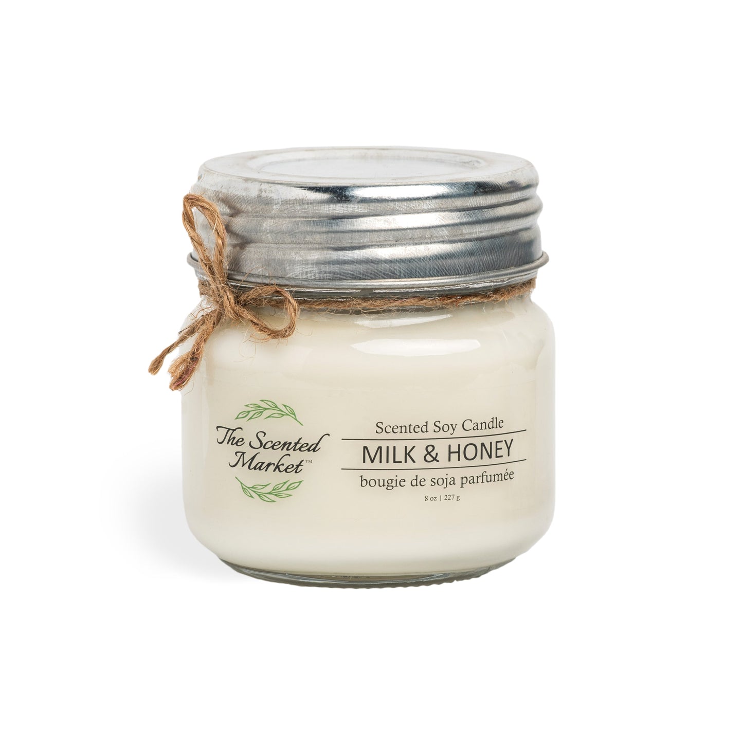 MILK & HONEY Soy Wax Candle 8 oz