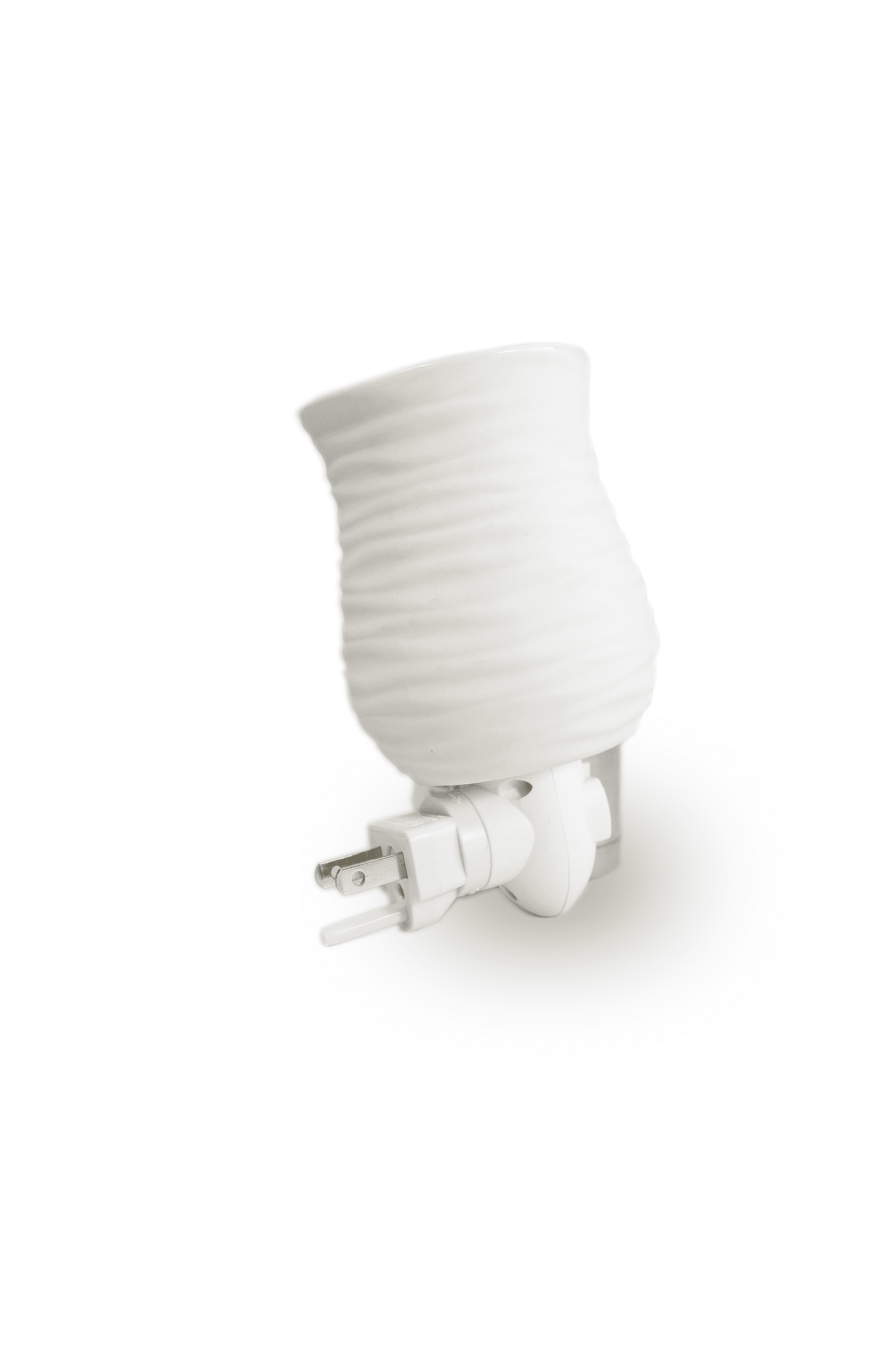 Wax Melter Plug In - Matte White Swirl